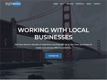 Tablet Screenshot of legitwebs.com